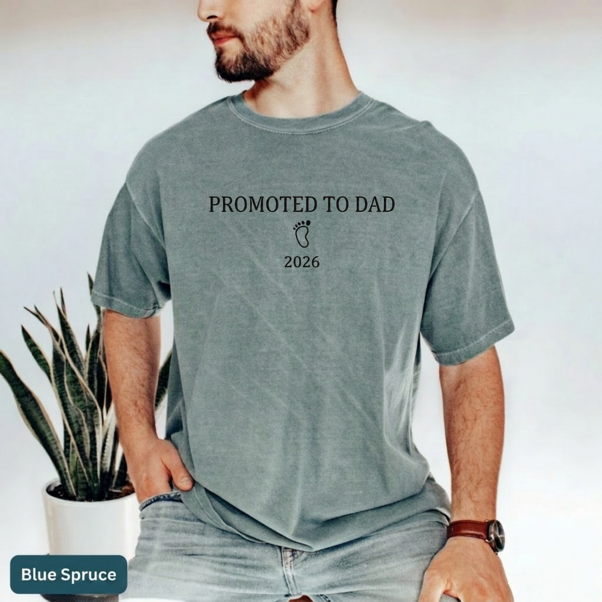 Promoted to Dad 2026 Shirt