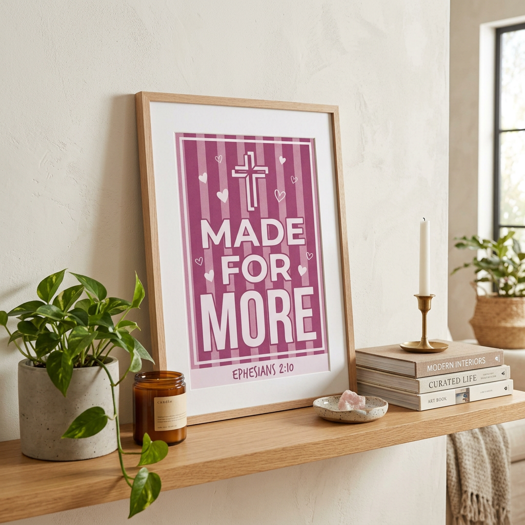 Made For More Poster | Christian Wall Art
