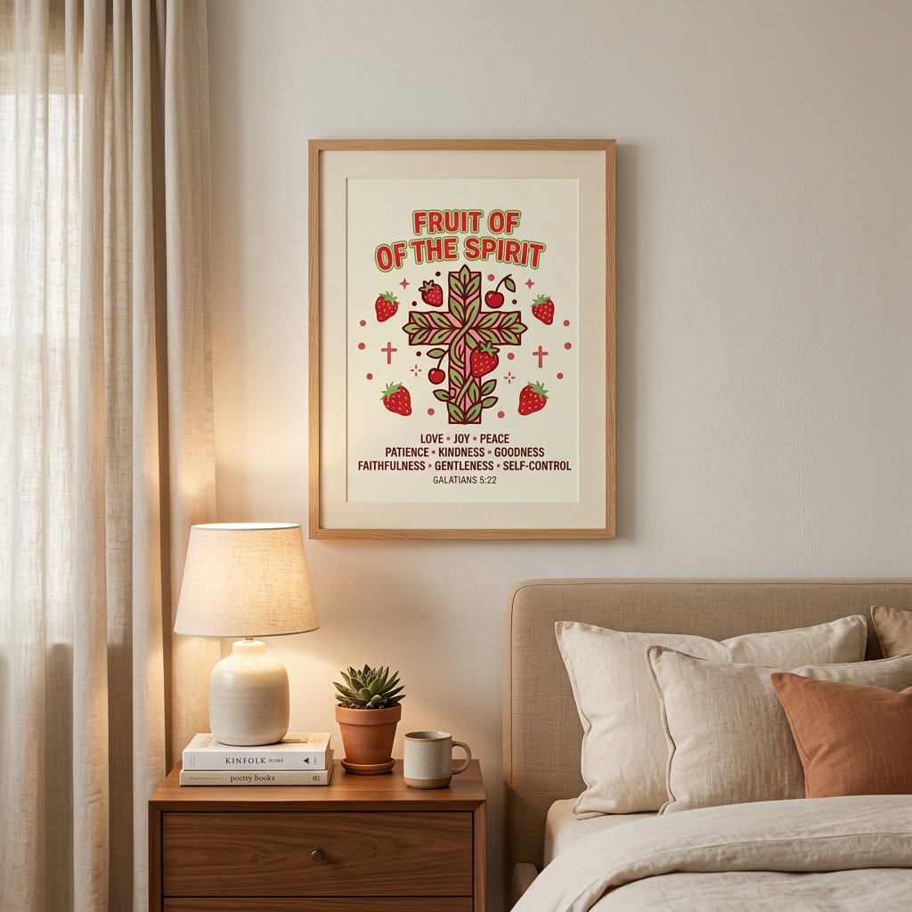 Fruit of the Spirit Wall Art | Galatians 5 22 23