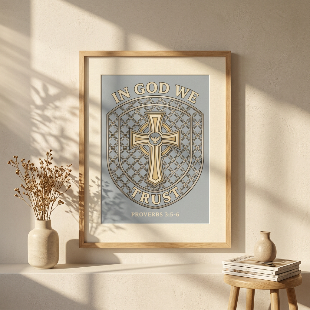 In God We Trust Matte Poster