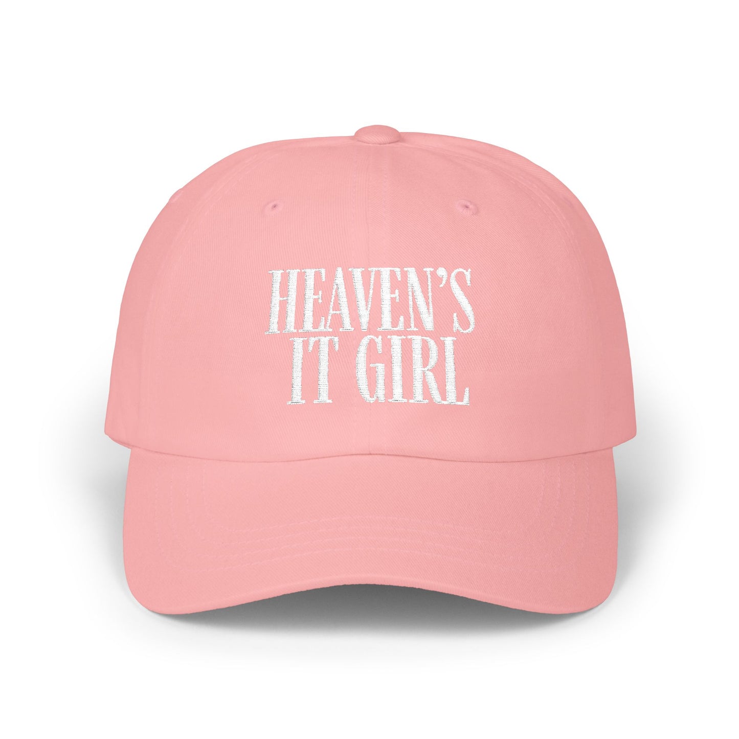 Christian Hat Embroidered "Heaven's It Girl" Religious Gift Dad Cap Christian Apparel Faith Hat for Mom Vintage Christian Cap For Her