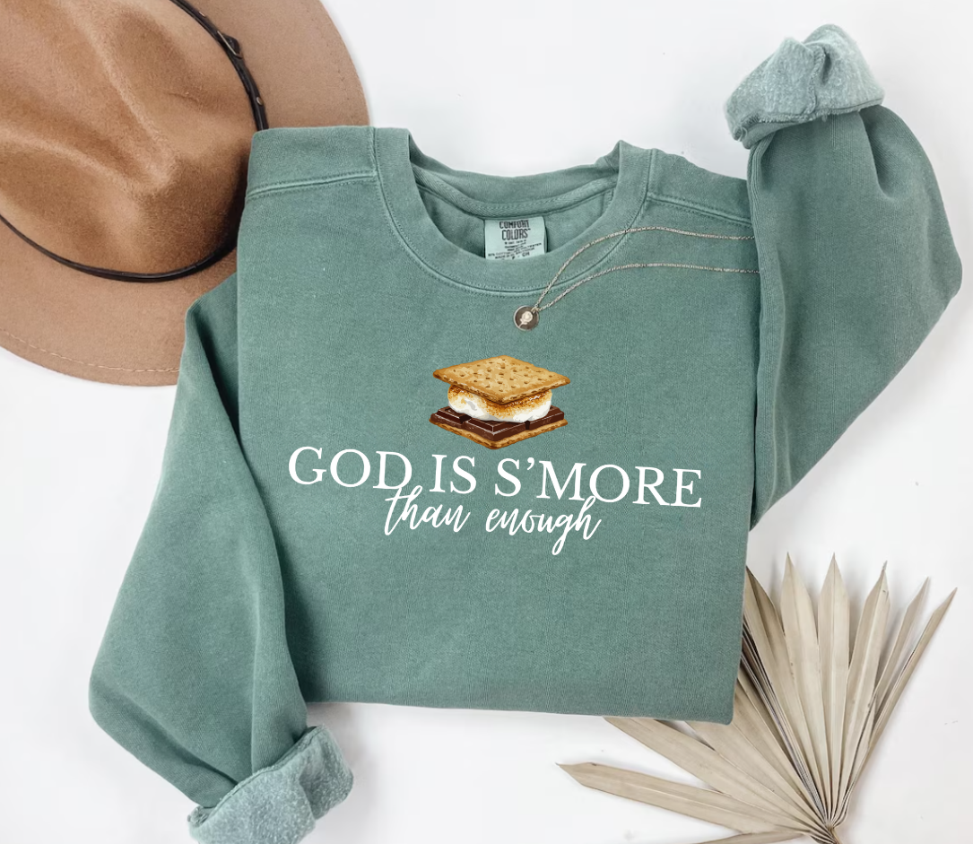God is Smore Than Enough Christian Sweatshirt Halloween Jesus Sweater Smore Lover Shirt Christian Camping Hoodie Jesus Hoodie