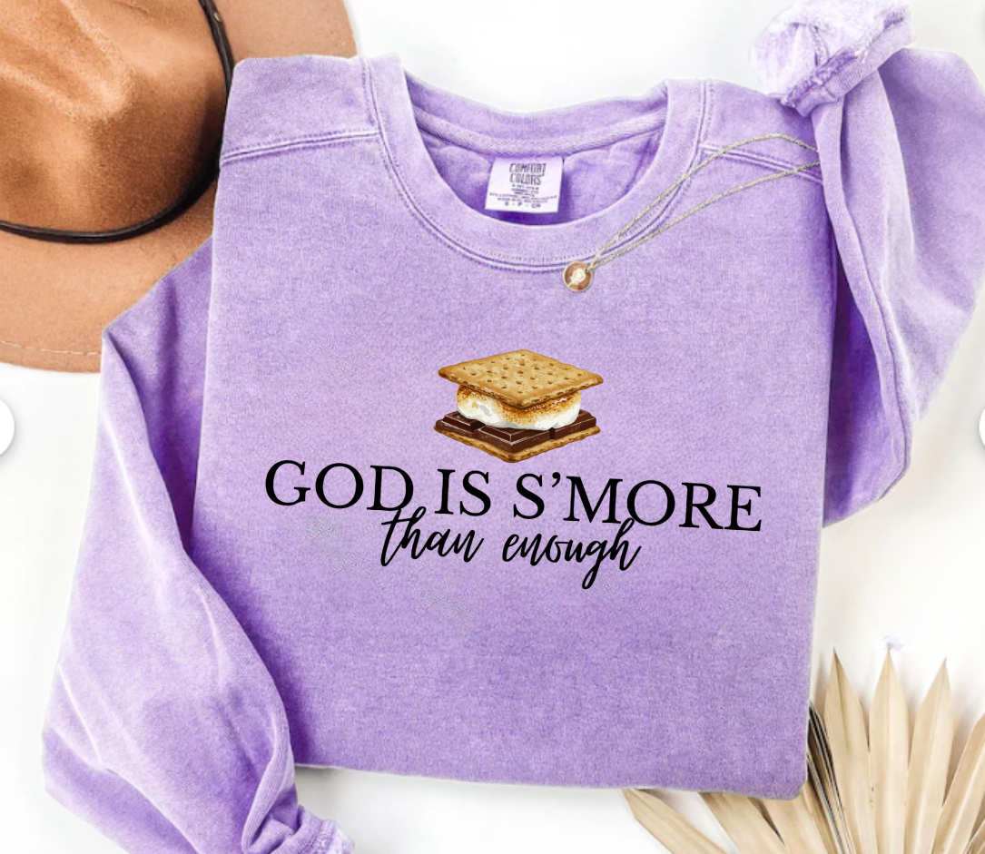 God is Smore Than Enough Christian Sweatshirt Halloween Jesus Sweater Smore Lover Shirt Christian Camping Hoodie Jesus Hoodie