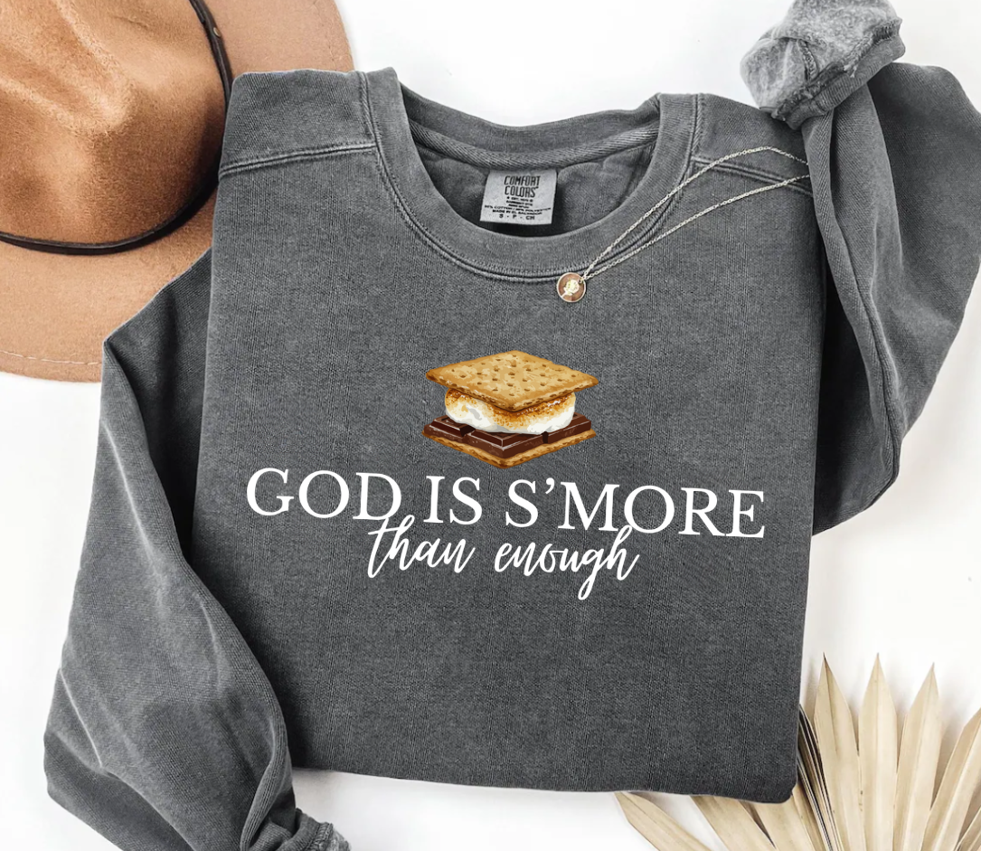 God is Smore Than Enough Christian Sweatshirt Halloween Jesus Sweater Smore Lover Shirt Christian Camping Hoodie Jesus Hoodie