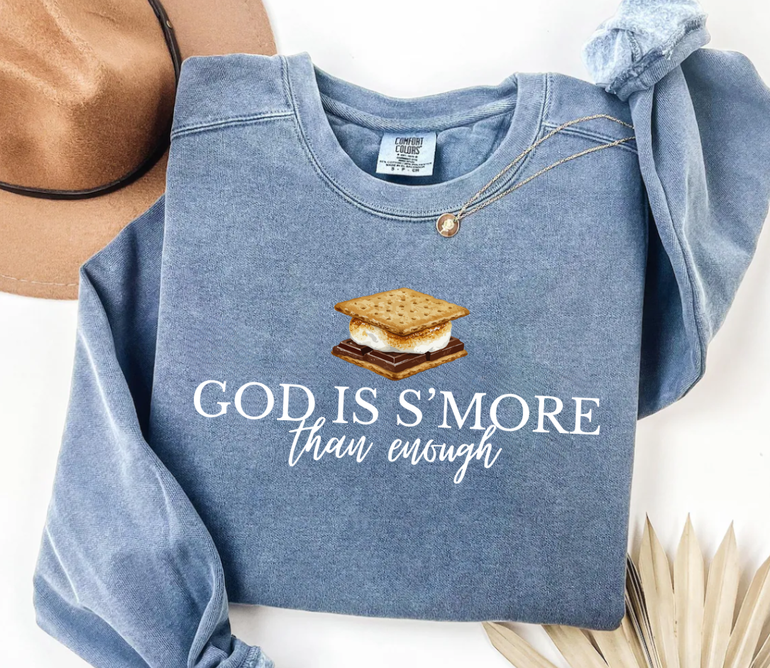 God is Smore Than Enough Christian Sweatshirt Halloween Jesus Sweater Smore Lover Shirt Christian Camping Hoodie Jesus Hoodie