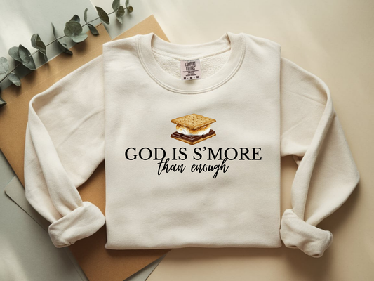 God is Smore Than Enough Christian Sweatshirt Halloween Jesus Sweater Smore Lover Shirt Christian Camping Hoodie Jesus Hoodie
