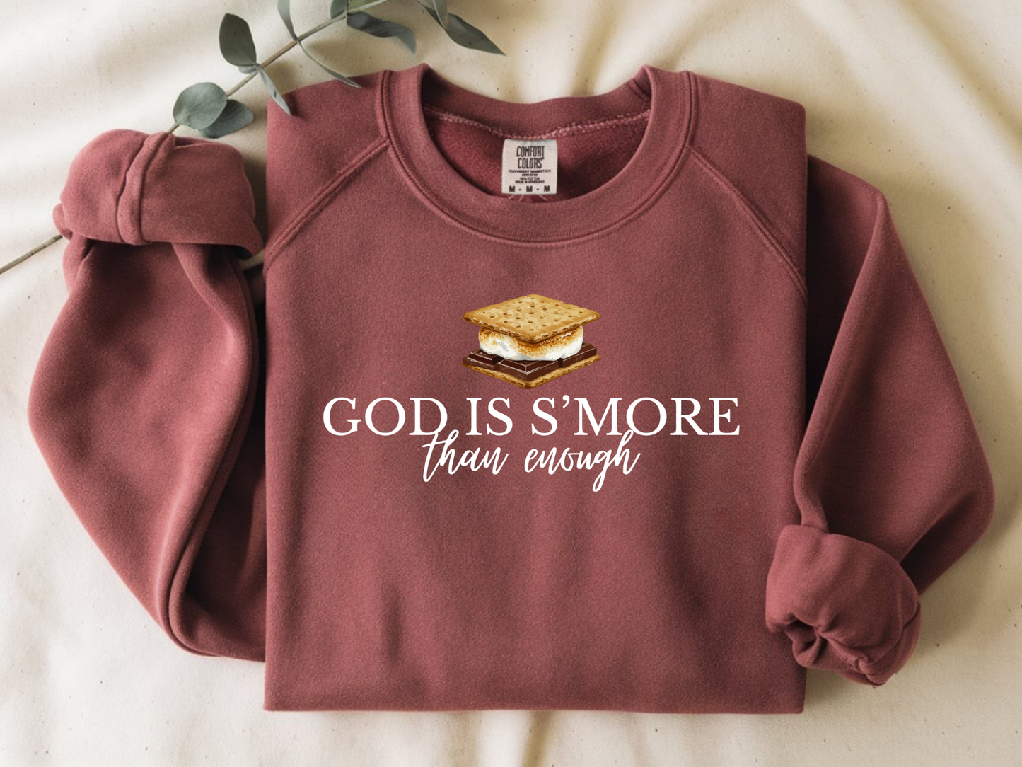 God is Smore Than Enough Christian Sweatshirt Halloween Jesus Sweater Smore Lover Shirt Christian Camping Hoodie Jesus Hoodie