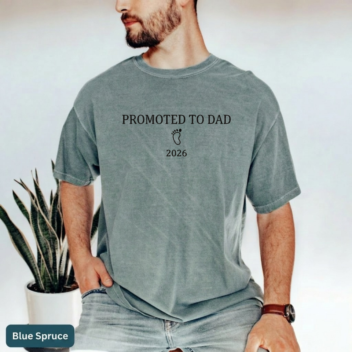 Promoted to Dad 2026 Shirt