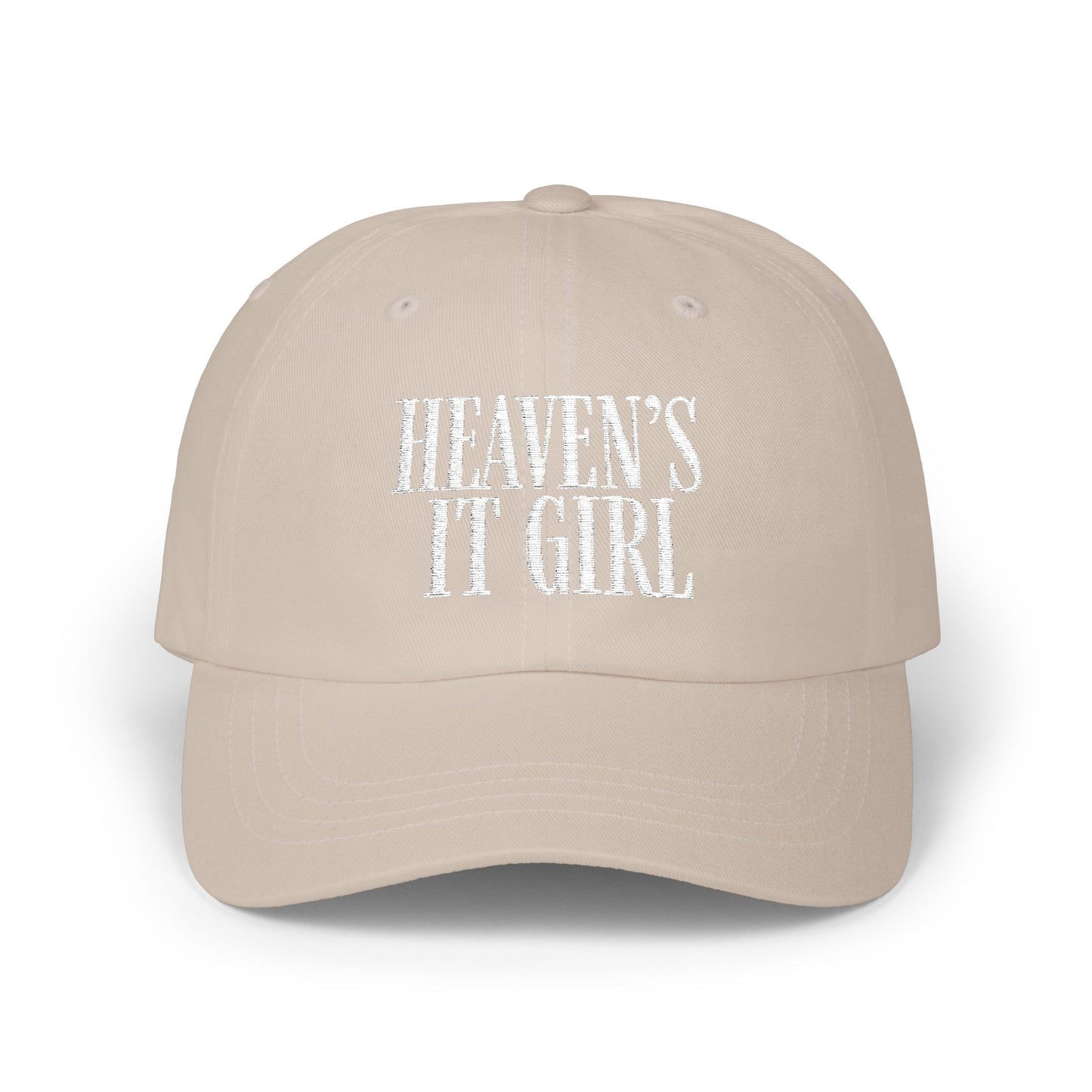 Christian Hat Embroidered "Heaven's It Girl" Religious Gift Dad Cap Christian Apparel Faith Hat for Mom Vintage Christian Cap For Her