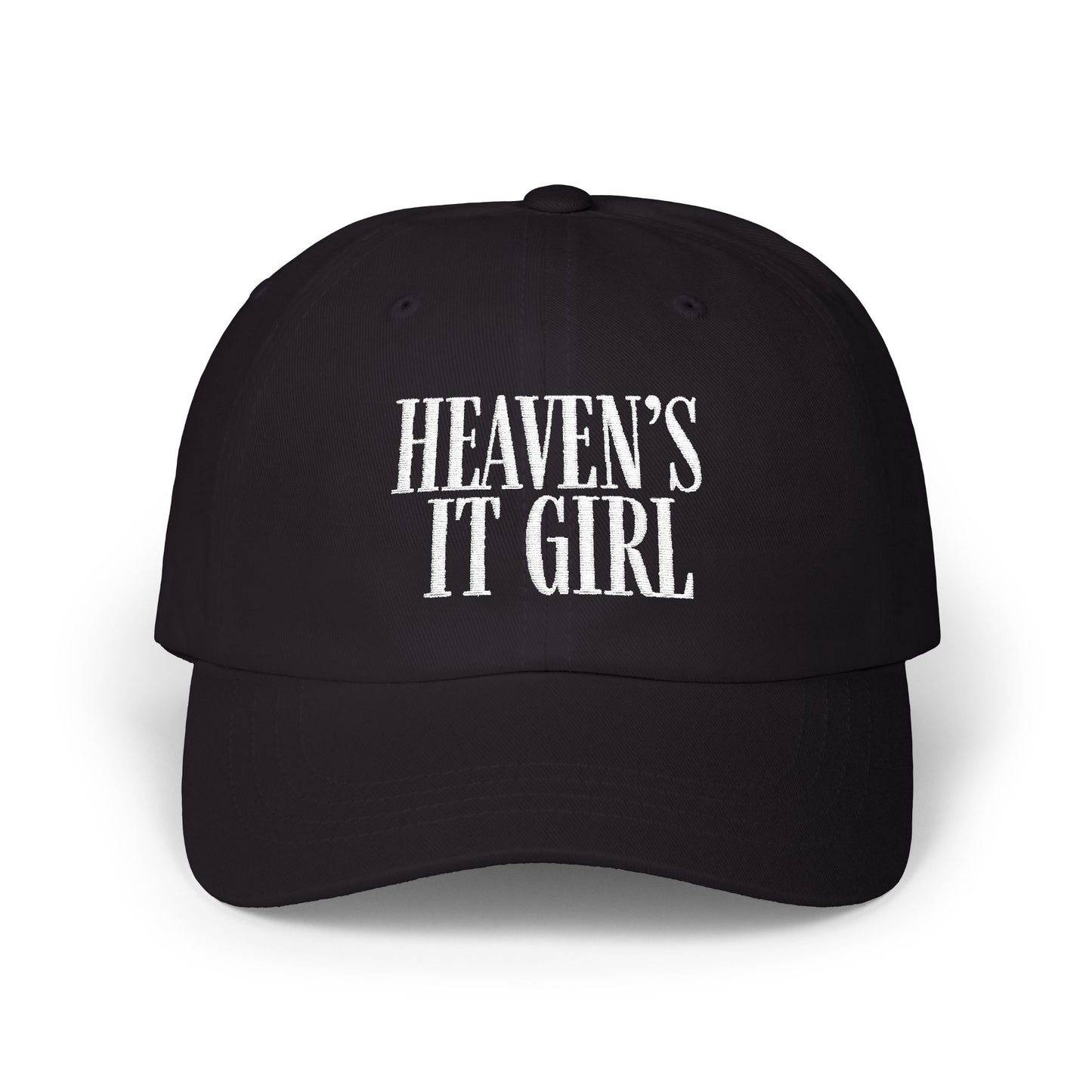 Christian Hat Embroidered "Heaven's It Girl" Religious Gift Dad Cap Christian Apparel Faith Hat for Mom Vintage Christian Cap For Her
