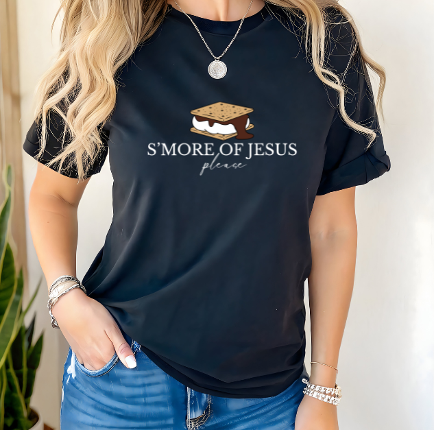 Smore of Jesus Please Christian Shirt Smore Lover Shirt Christian Camping Shirt Jesus Tee Bible Verse Shirt