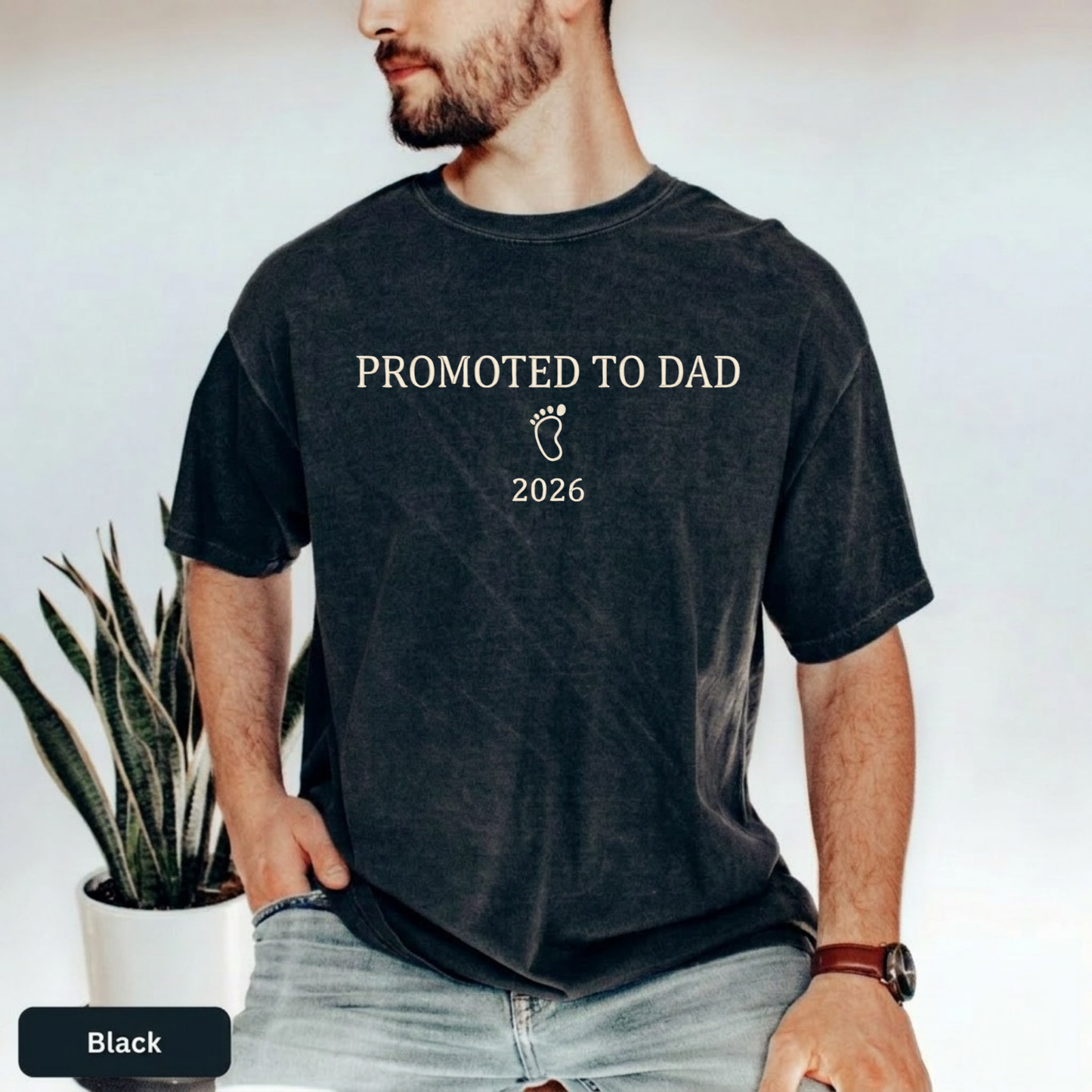 Promoted to Dad 2026 Shirt