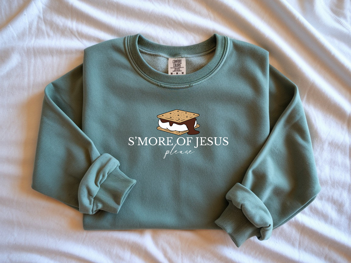 Smore of Jesus Please Christian Sweatshirt Smore Lover Shirt Christian Camping Hoodie Gift Jesus Hoodie  Comfort Colors