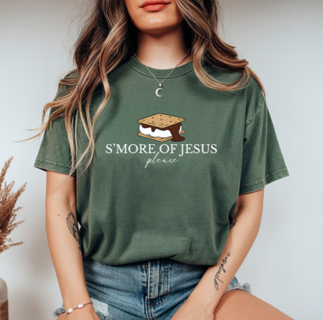 Smore of Jesus Please Christian Shirt Smore Lover Shirt Christian Camping Shirt Jesus Tee Bible Verse Shirt