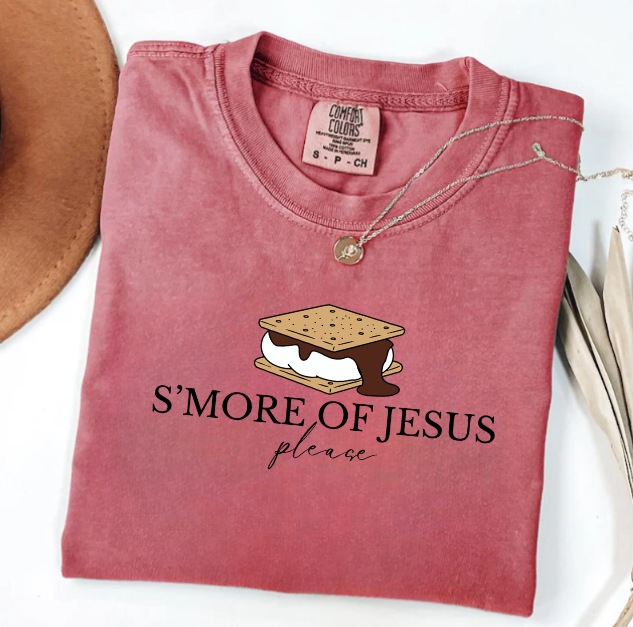 Smore of Jesus Please Christian Shirt Smore Lover Shirt Christian Camping Shirt Jesus Tee Bible Verse Shirt