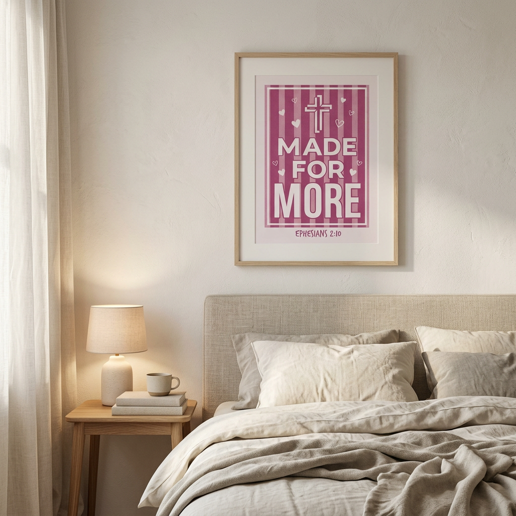 Made For More Poster | Christian Wall Art