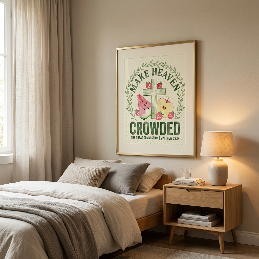 Make Heaven Crowded | Christian Wall Art