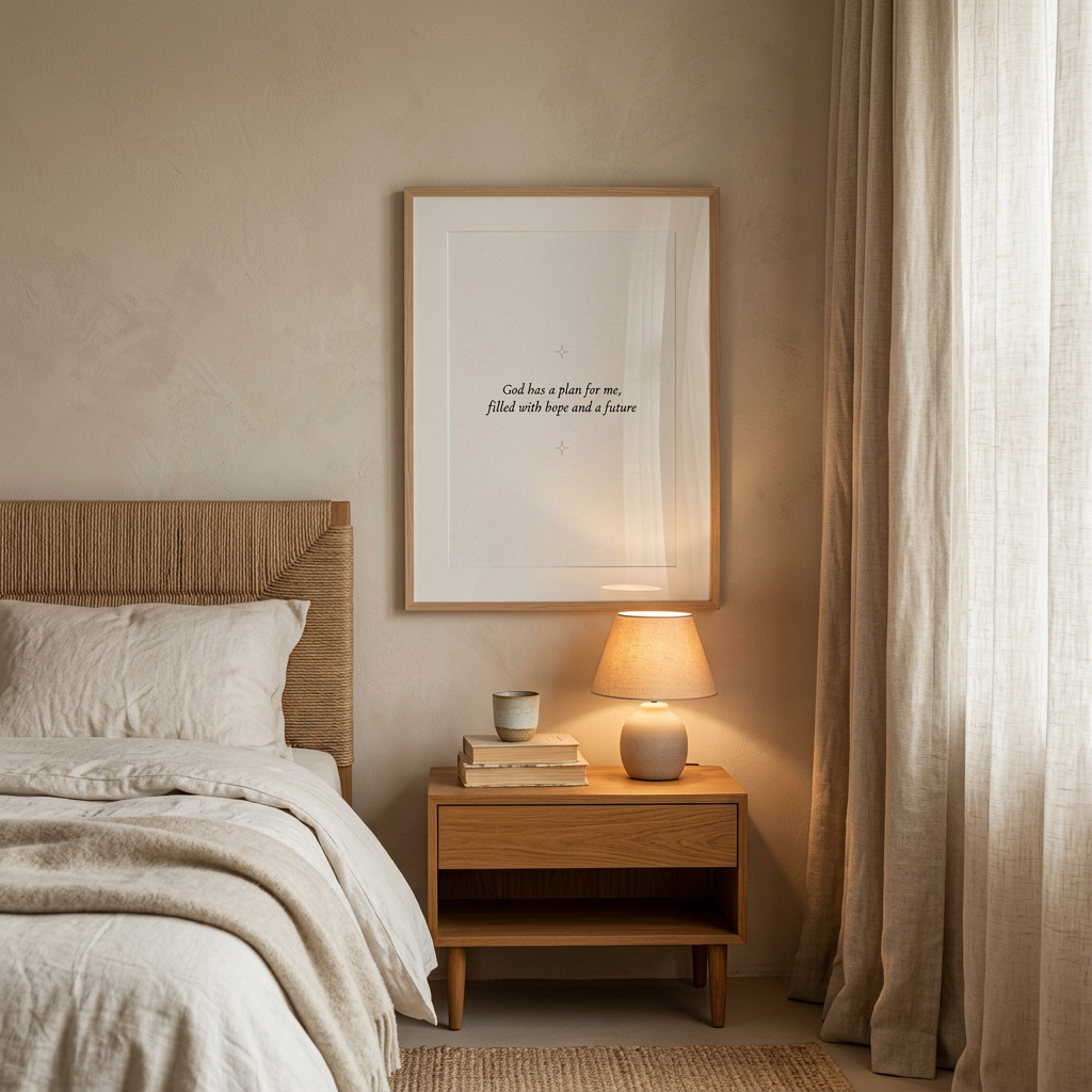 God Has a Plan for Me | Christian Wall Art