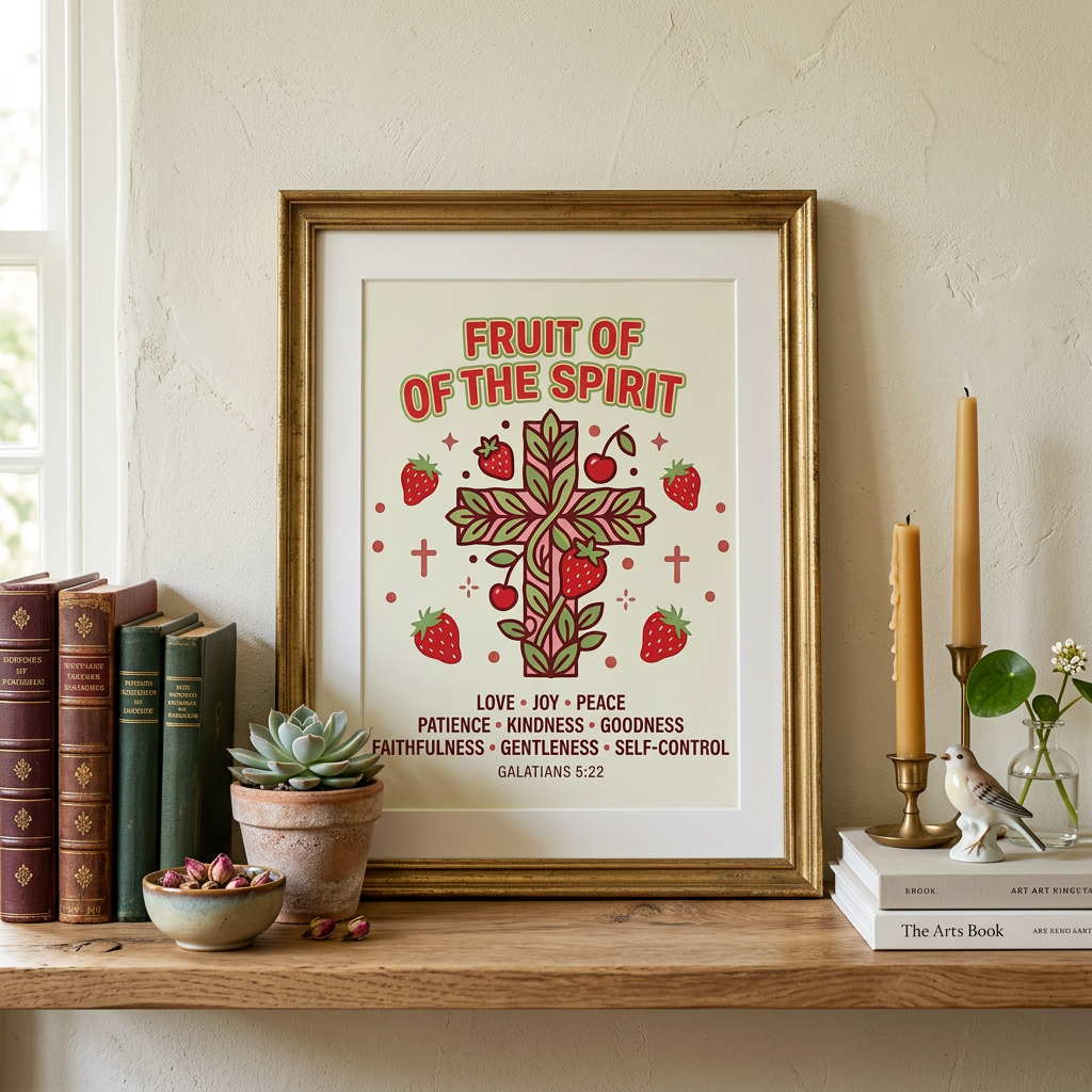 Fruit of the Spirit Wall Art | Galatians 5 22 23