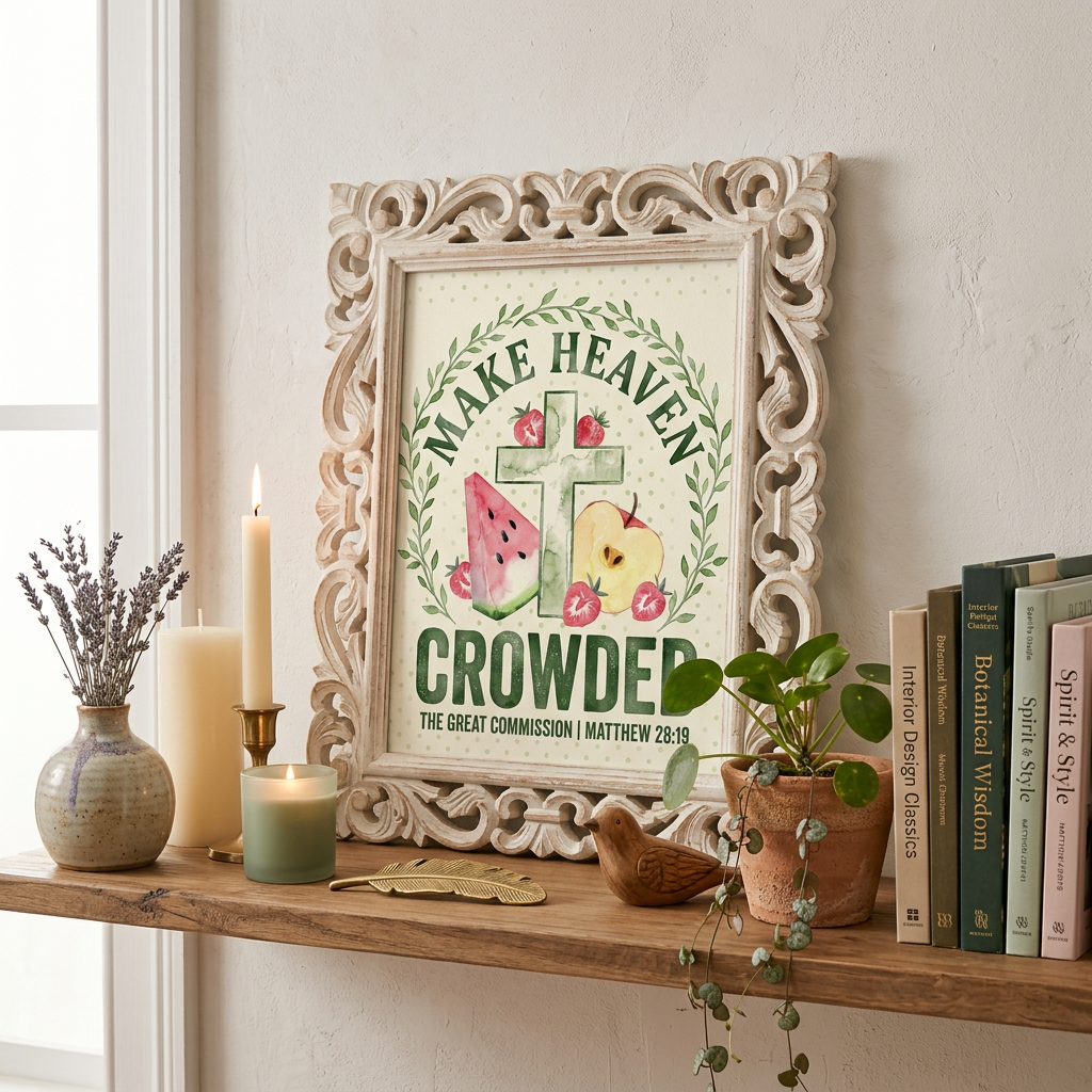 Make Heaven Crowded | Christian Wall Art