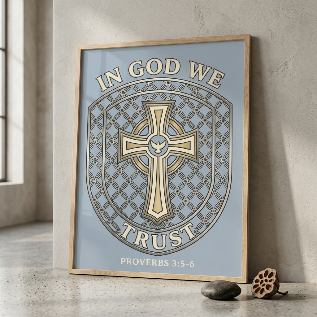 In God We Trust Matte Poster