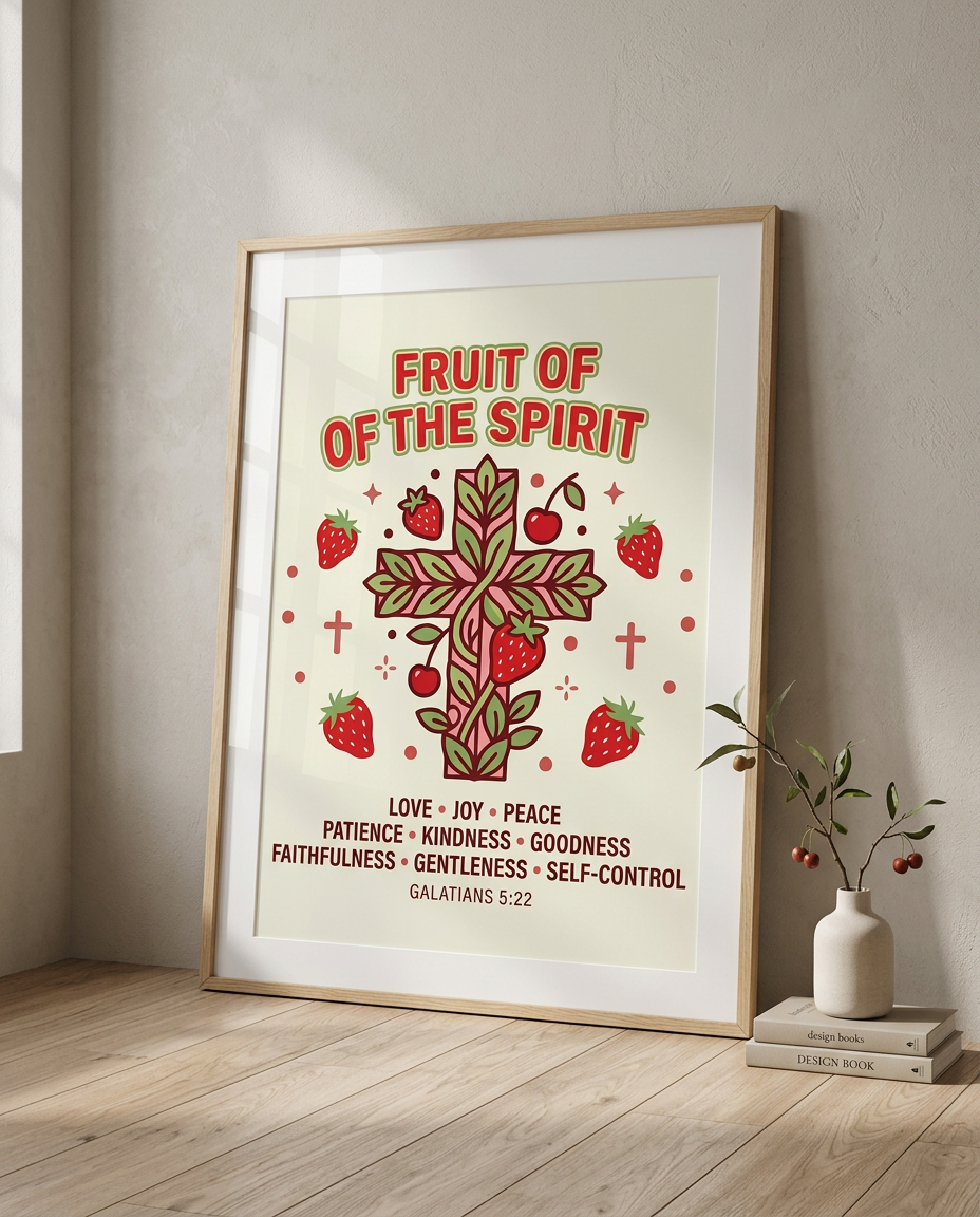 Fruit of the Spirit Wall Art | Galatians 5 22 23