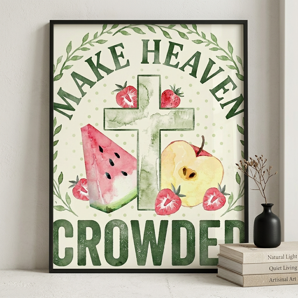 Make Heaven Crowded | Christian Wall Art