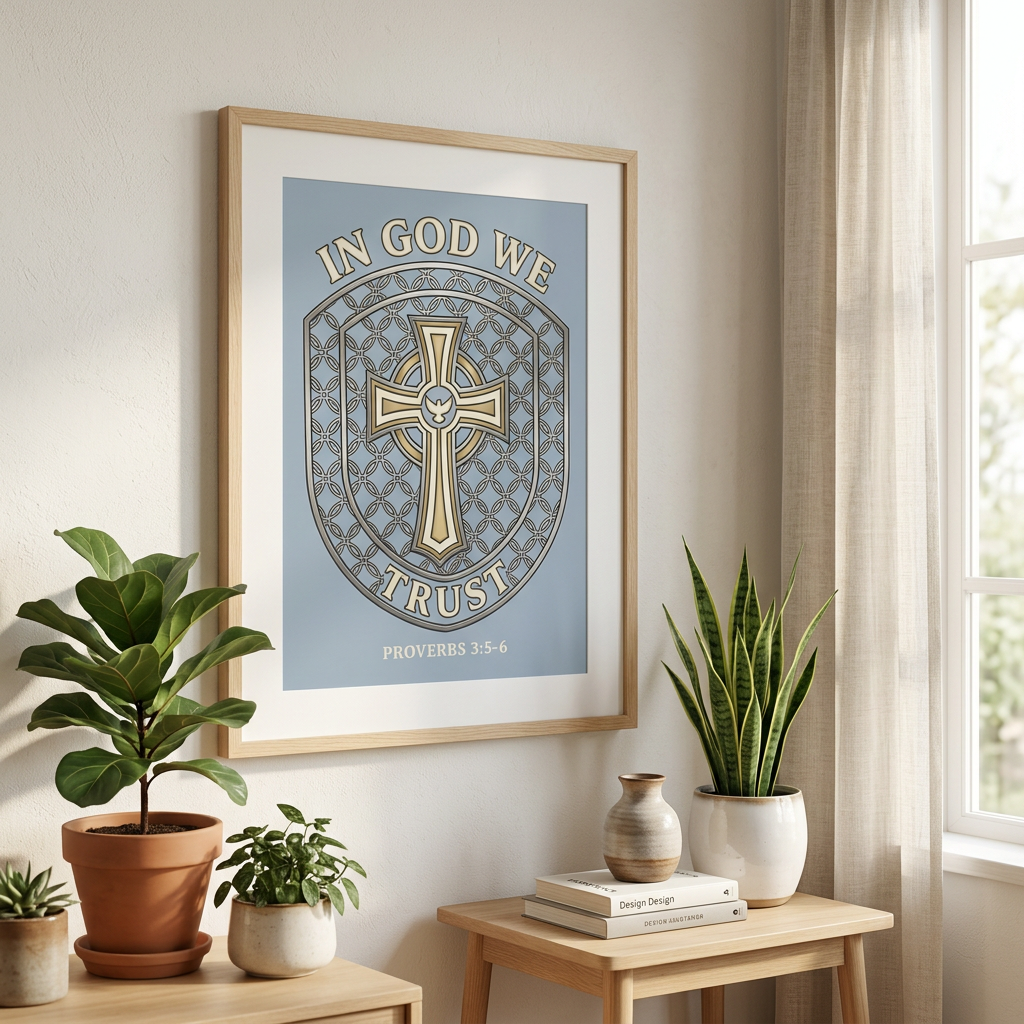 In God We Trust Matte Poster