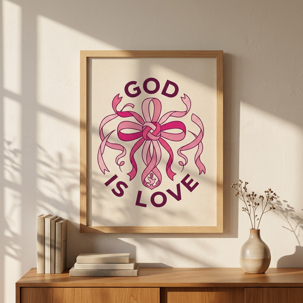 God Is Love Matte Poster