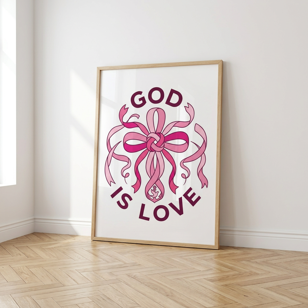 God Is Love Matte Poster