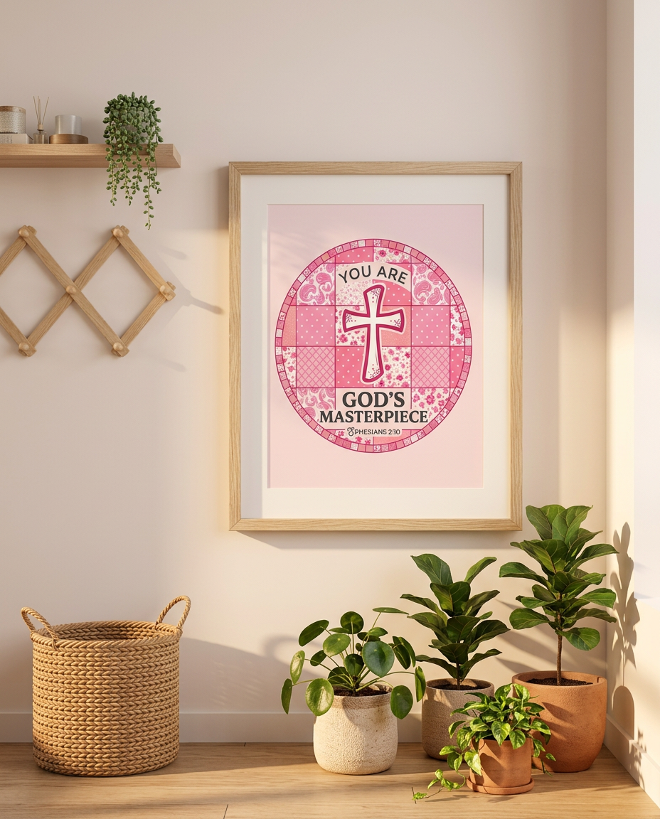 You Are God’s Masterpiece | Christian Wall Art