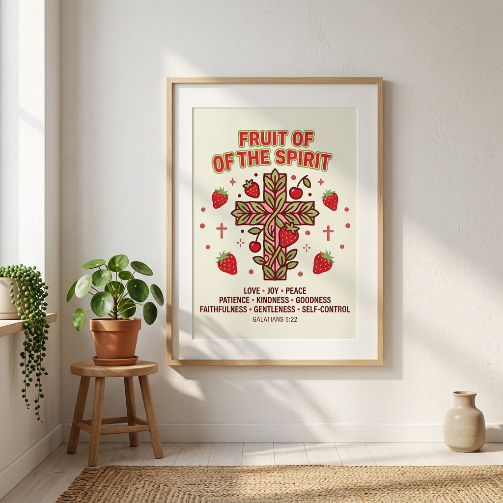 Fruit of the Spirit Wall Art | Galatians 5 22 23