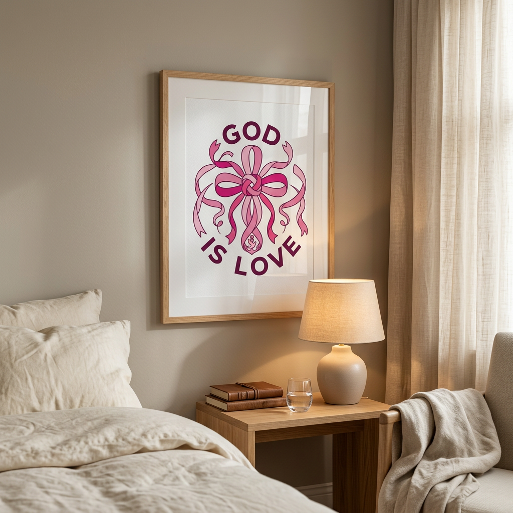 God Is Love Matte Poster