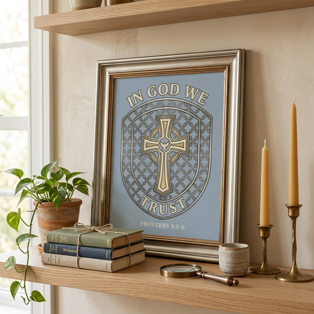 In God We Trust Matte Poster