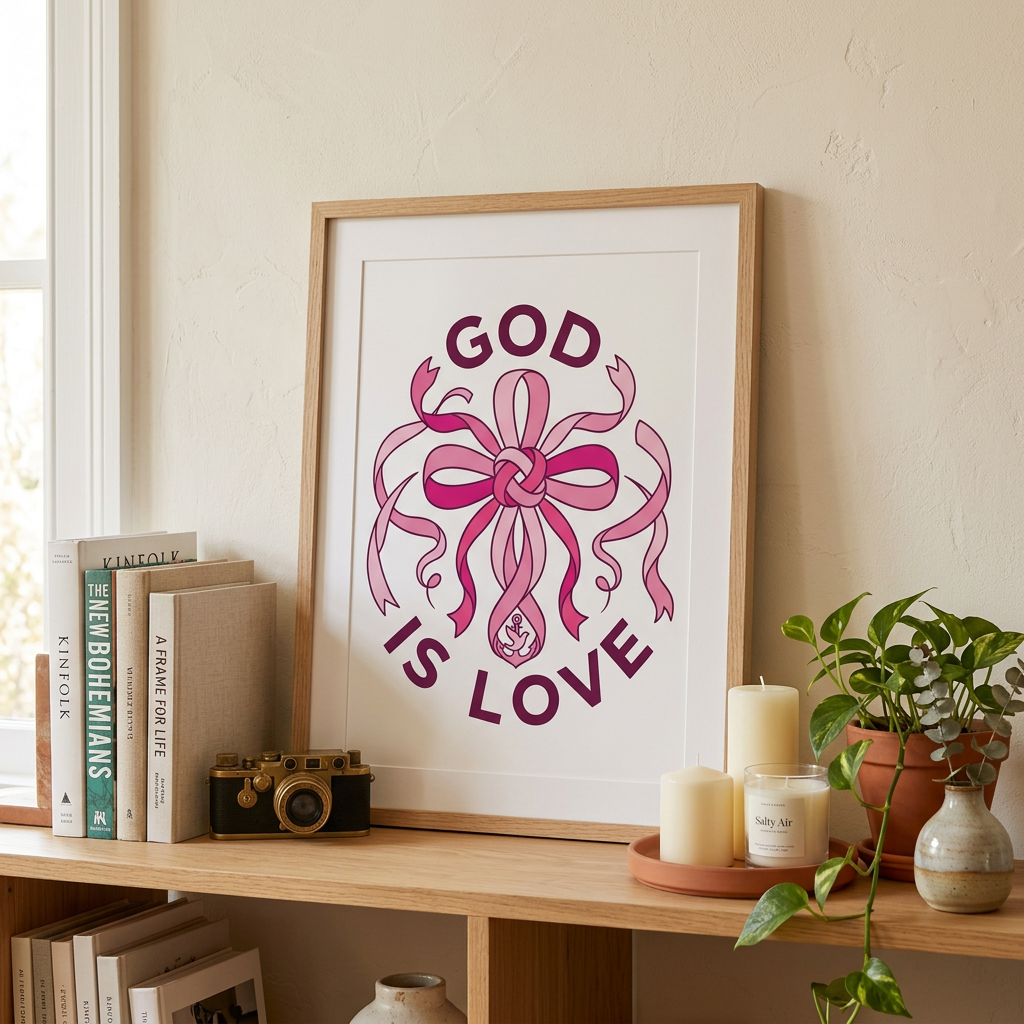 God Is Love Matte Poster