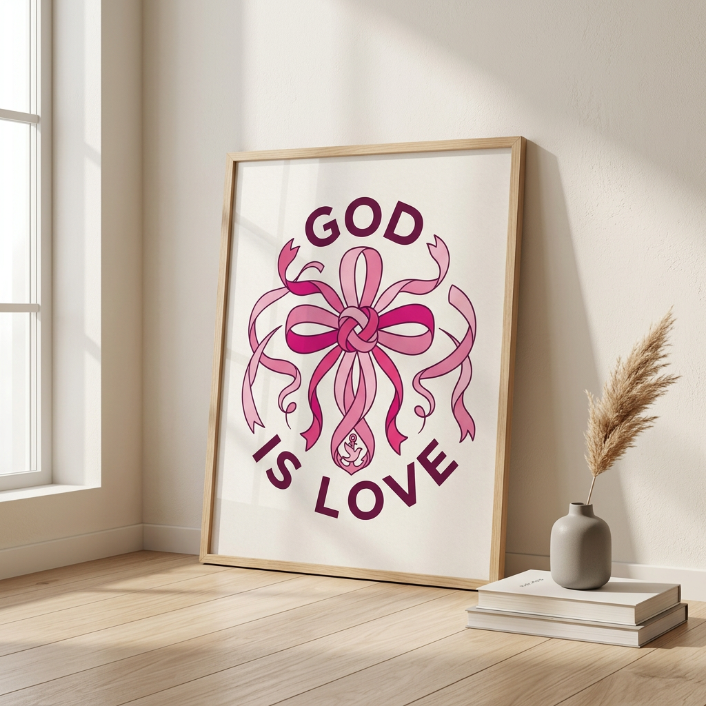 God Is Love Matte Poster