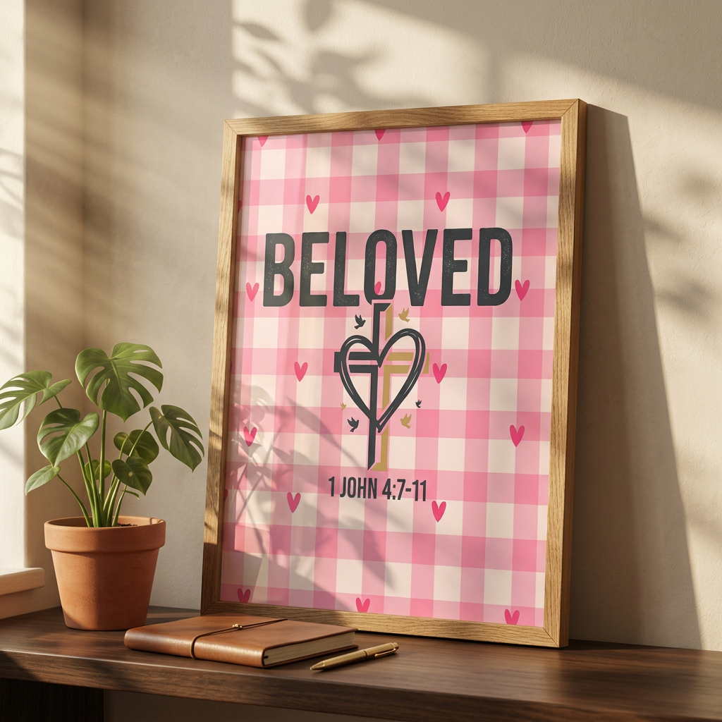 Beloved Poster | Christian Wall Art