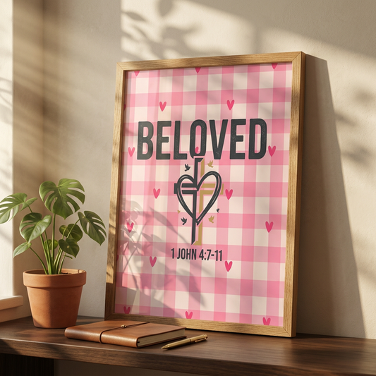 Beloved Poster | Christian Wall Art