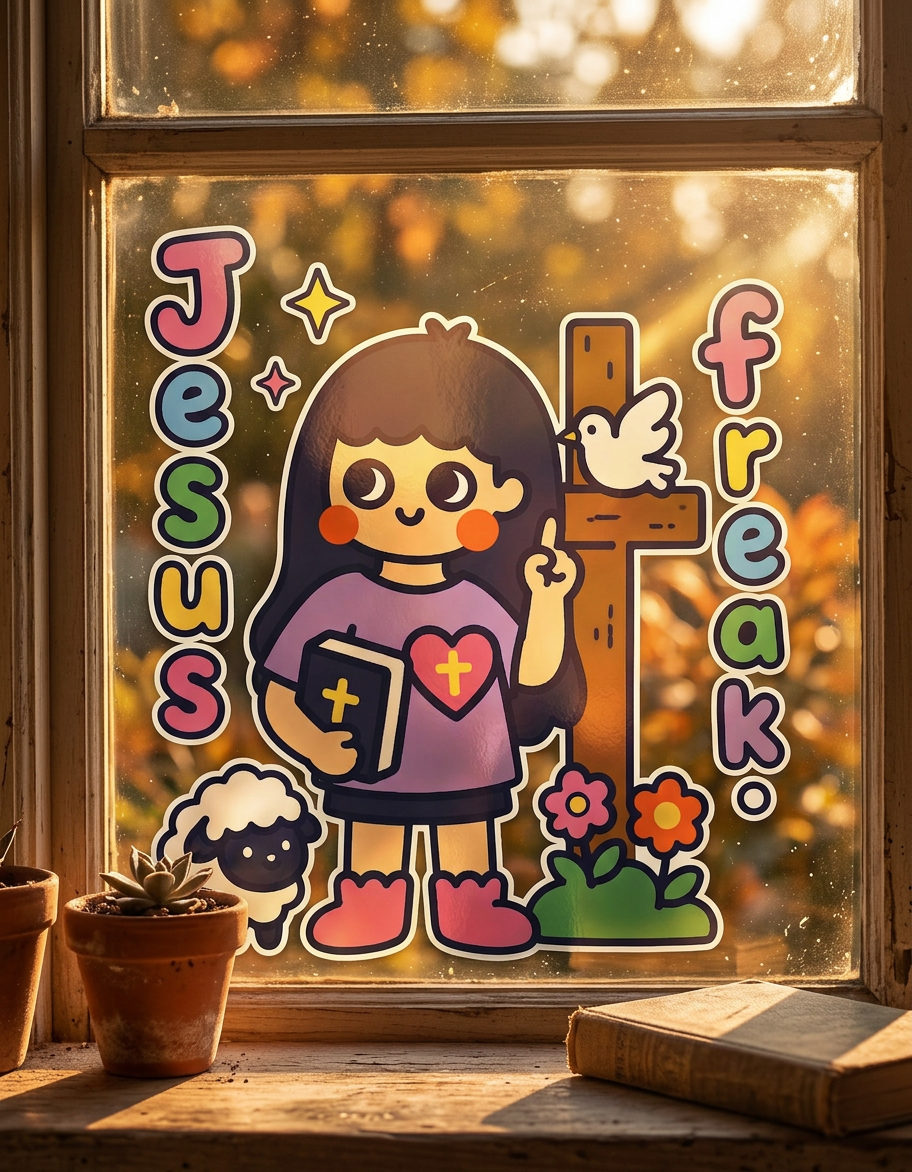 Jesus Freak Christian Sticker