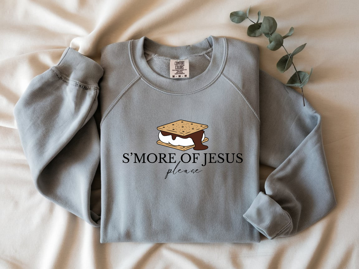 Smore of Jesus Please Christian Sweatshirt Smore Lover Shirt Christian Camping Hoodie Gift Jesus Hoodie  Comfort Colors