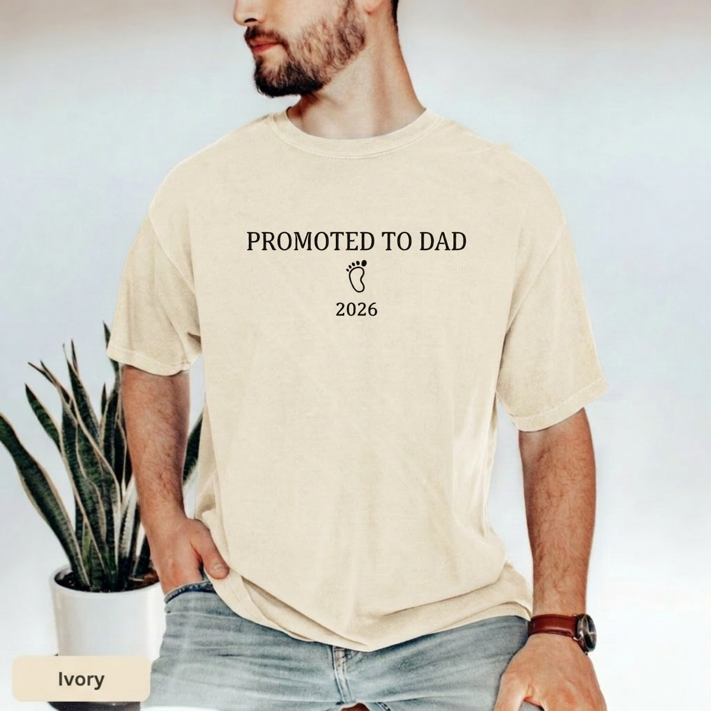 Promoted to Dad 2026 Shirt