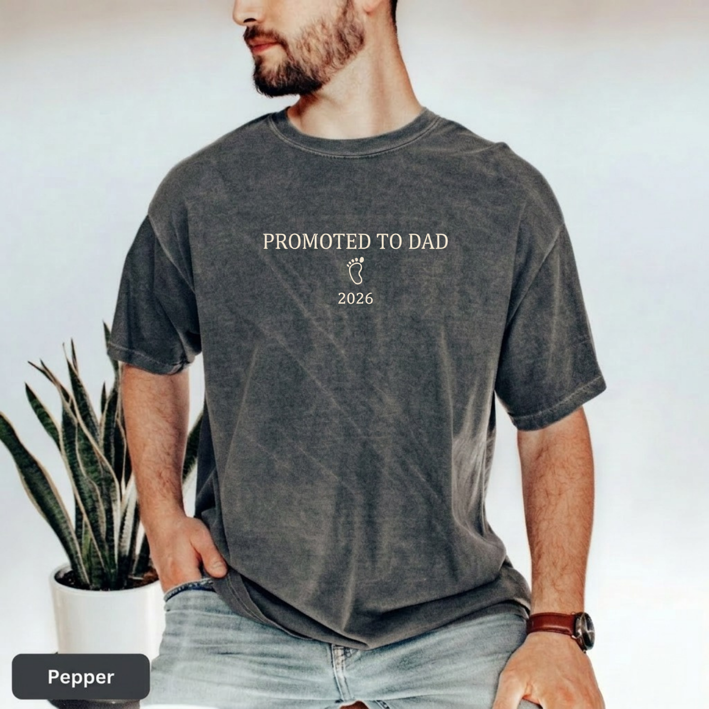 Promoted to Dad 2026 Shirt