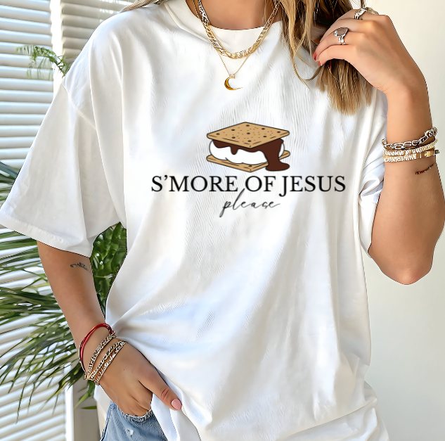 Smore of Jesus Please Christian Shirt Smore Lover Shirt Christian Camping Shirt Jesus Tee Bible Verse Shirt