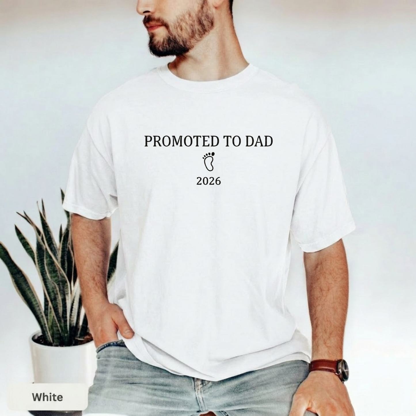 Promoted to Dad 2026 Shirt