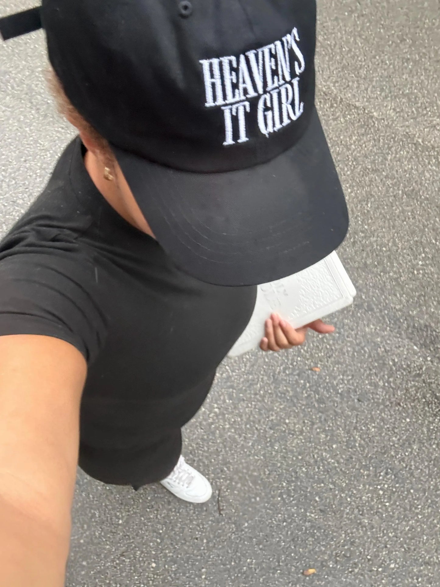 Christian Hat Embroidered "Heaven's It Girl" Religious Gift Dad Cap Christian Apparel Faith Hat for Mom Vintage Christian Cap For Her