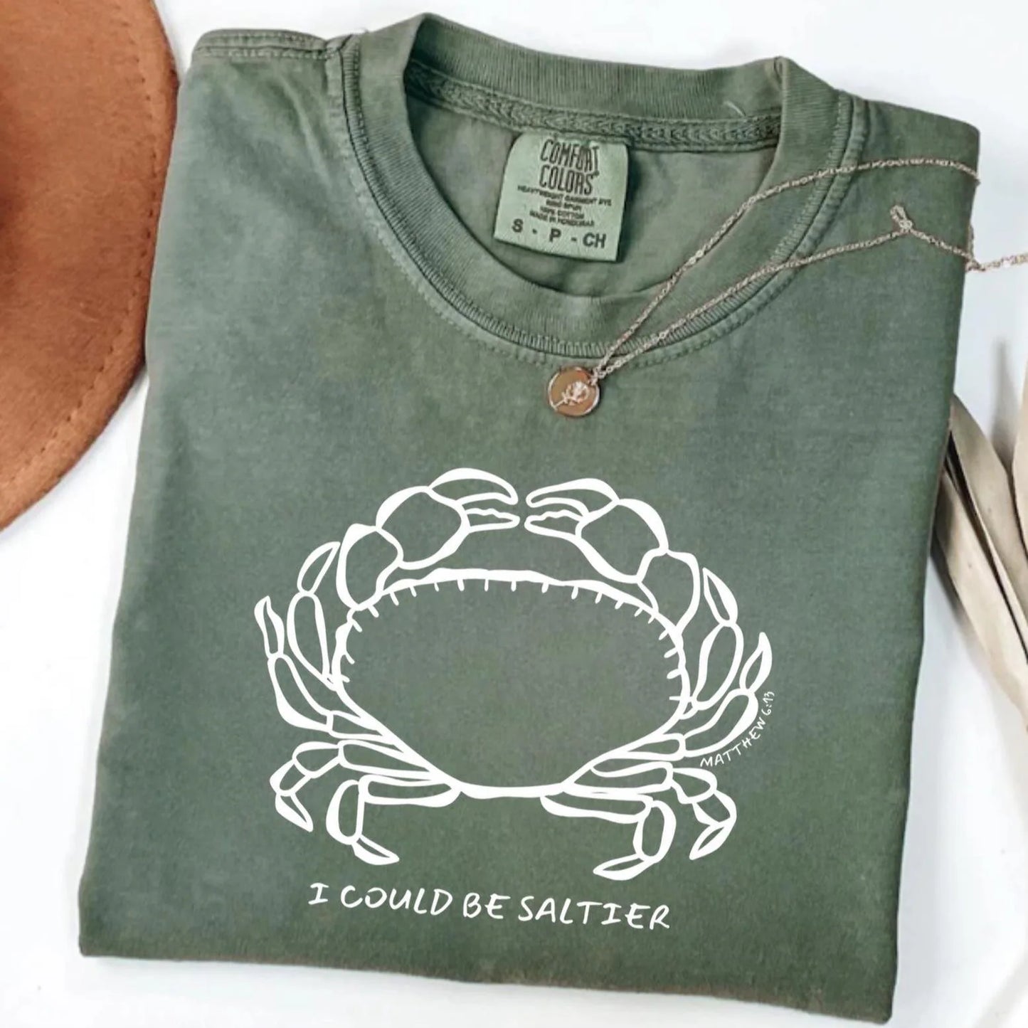 I Could Be Saltier Christian Shirt Christian Summer Shirt Ocean Salt Life Matthew 6:13 Bible Verse