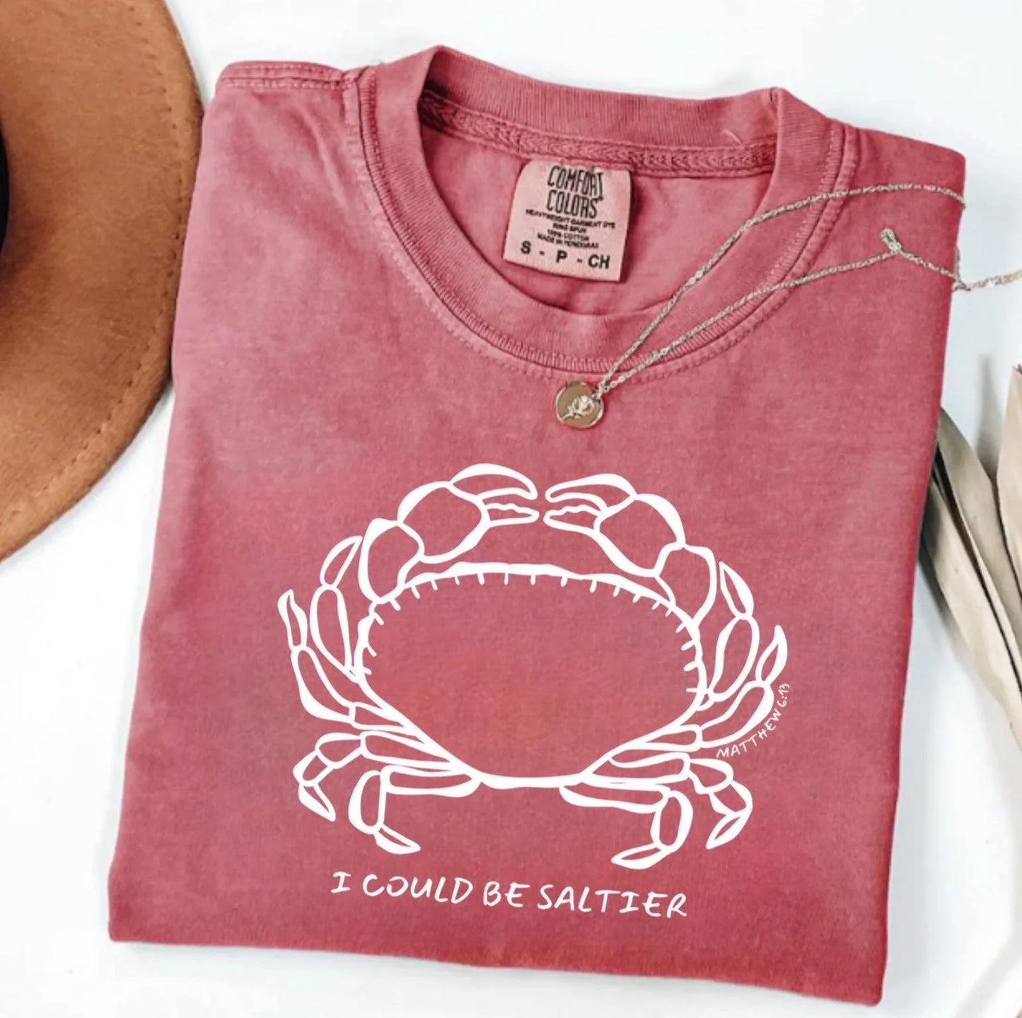 I Could Be Saltier Christian Shirt Christian Summer Shirt Ocean Salt Life Matthew 6:13 Bible Verse