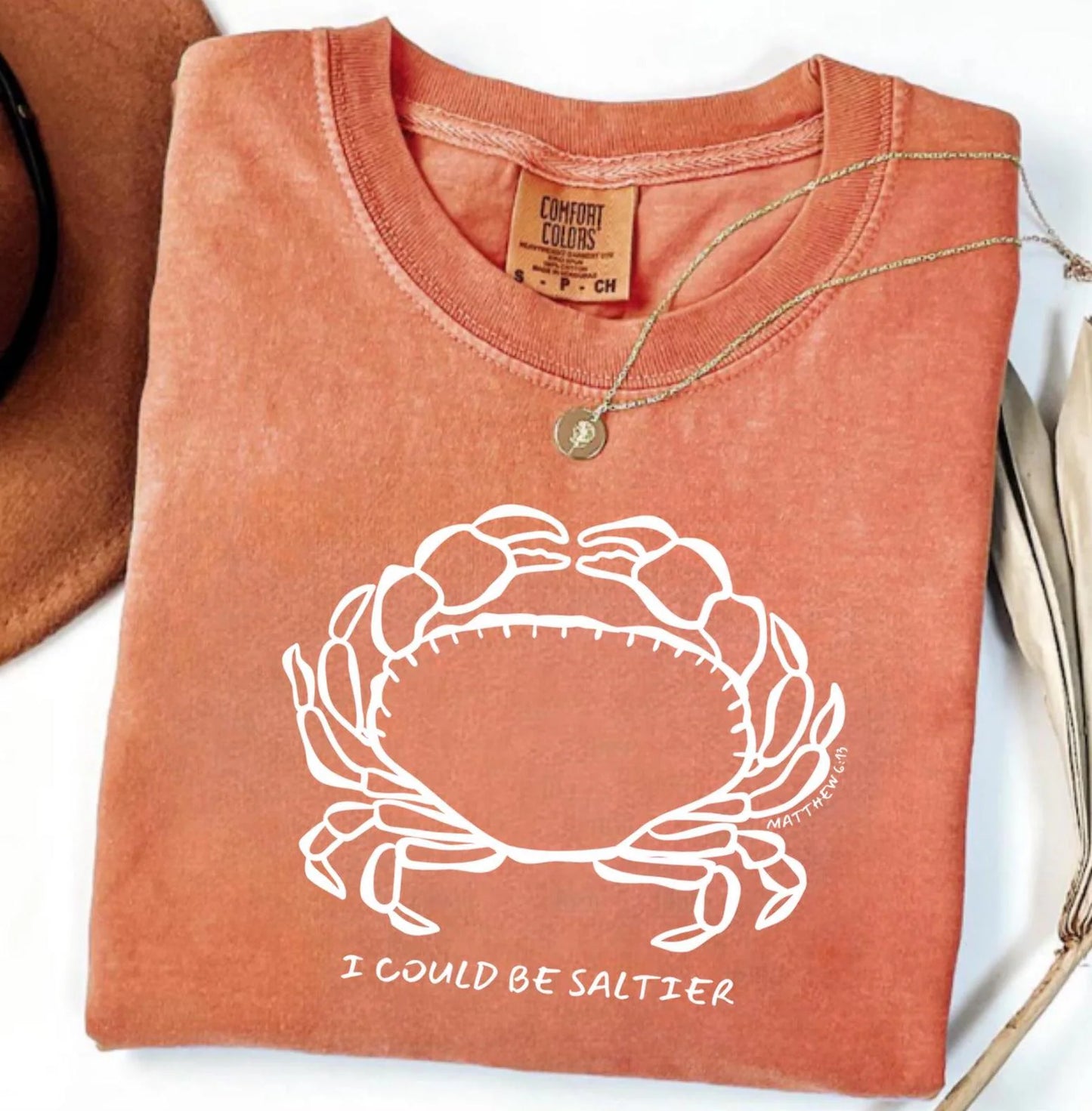 I Could Be Saltier Christian Shirt Christian Summer Shirt Ocean Salt Life Matthew 6:13 Bible Verse