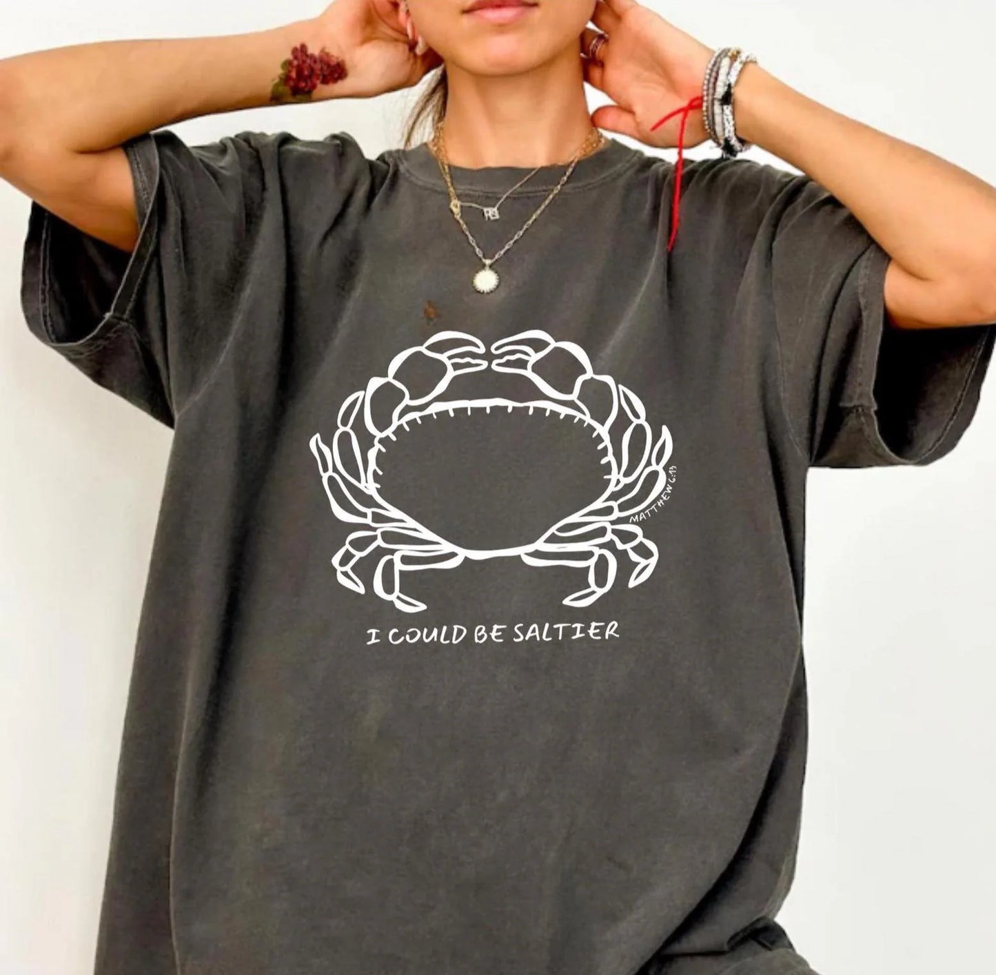 I Could Be Saltier Christian Shirt Christian Summer Shirt Ocean Salt Life Matthew 6:13 Bible Verse